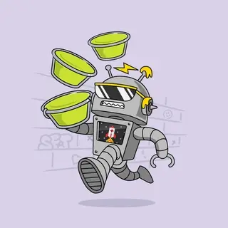 Hungry Robot Chicken Club #2144