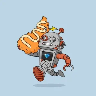 Hungry Robot Chicken Club #1140