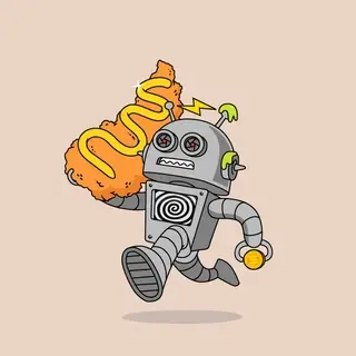 Hungry Robot Chicken Club #2166
