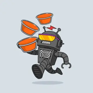 Hungry Robot Chicken Club #1886