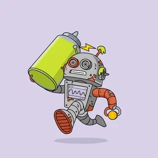 Hungry Robot Chicken Club #1702