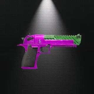 Magenta Caution Lines Pitbull